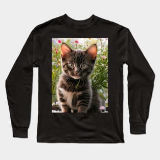 Cat Lovers Cute Kittens Long Sleeve T-Shirt